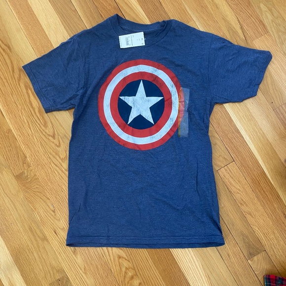 Marvel | Shirts | Marvel Adult Captain America T Shirt | Poshmark